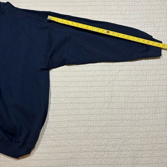 Vintage Counter Culture Flag Navy Crewneck Sweatshirt XL - Picture 4 of 7